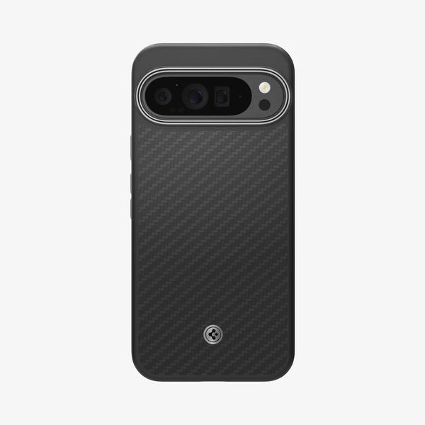 Бронированый чехол Spigen Enzo Aramid Matte Black для Google Pixel 9 Pro XL 2346841619 фото