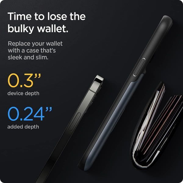 Чехол Spigen Slim Armor Metal Slate для iPhone 13 Pro Max 1622680704 фото
