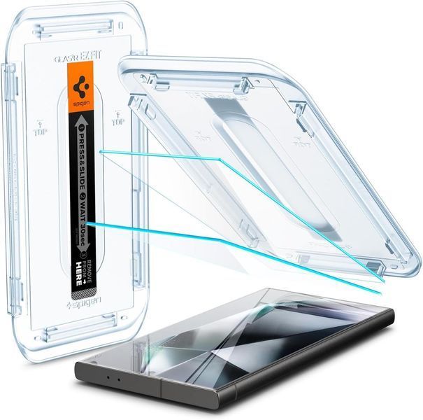 Защитное стекло Spigen EZ FIT GLAS.tR Clear 2 Pack для Samsung Galaxy S24 Ultra SM-S928 AGL07493 2105944281 фото