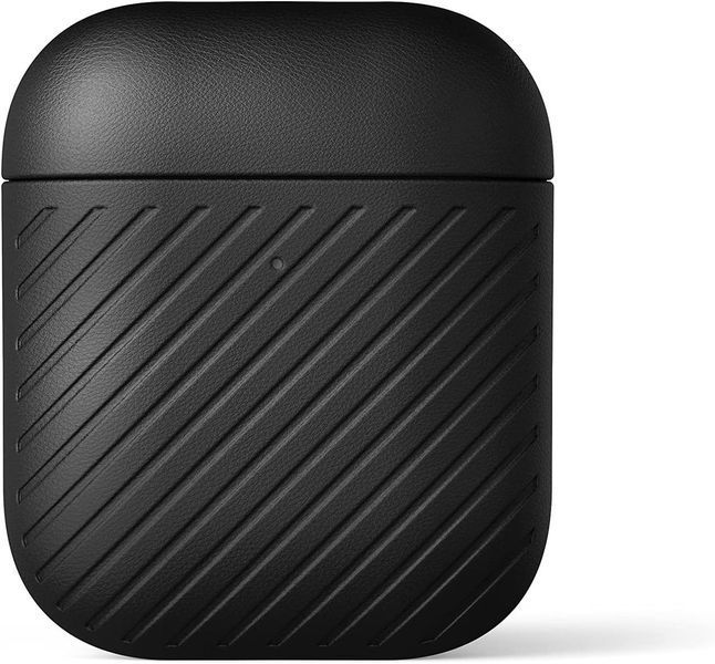 Чехол Moment Leather Black для AirPods 1 Gen | 2 Gen 1819726837 фото