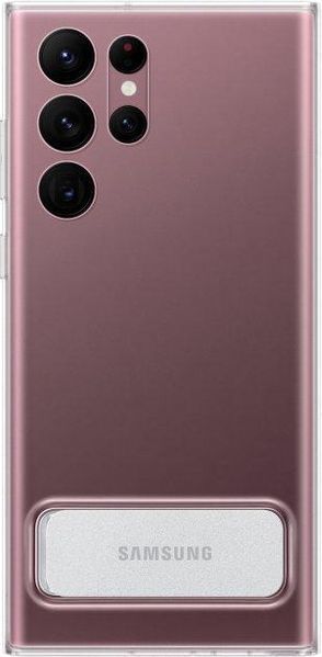 Оригинальный чехол Samsung Clear Standing Cover для Galaxy S22 Ultra SM-G908 c дефектом