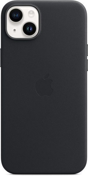 Чохол Apple Leather Case with MagSafe Midnight для iPhone 14 Plus 2268900167 фото
