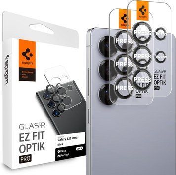 Захисне скло для камери Spigen GlasTR EZ Fit Optik Pro 2-Pack Black для Samsung Galaxy S25 Ultra AGL09081 2527296514 фото