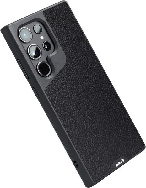 Чохол Mous MagSafe Limitless 5.0 Black Leather для Samsung Galaxy S23 Ultra SM-S918 2230225820 фото
