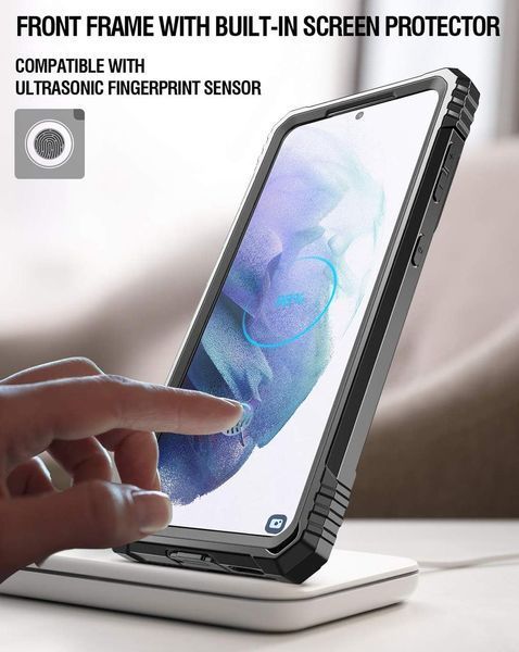 Захисний чохол 360&deg; Poetic Revolution Series Black для Samsung Galaxy S21 5G SM-G991 2073871329 фото