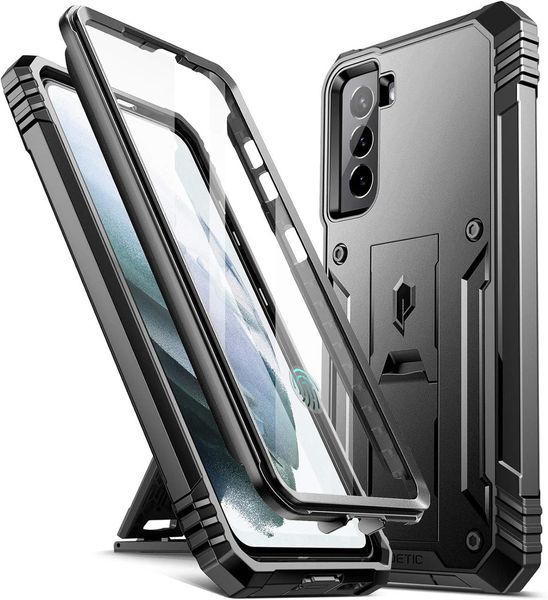 Захисний чохол 360&deg; Poetic Revolution Series Black для Samsung Galaxy S21 5G SM-G991 2073871329 фото