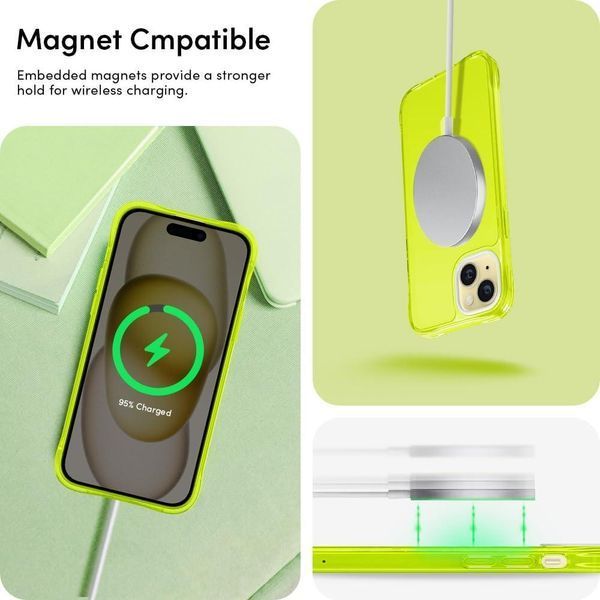 Чохол Spigen Cyrill UltraSheer MagSafe Lime для iPhone 15 ACS06828 2509744874 фото