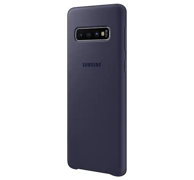 Оригинальный чехол Samsung Silicone Cover Navy для Galaxy S10 Plus SM-G975 1509518855 фото