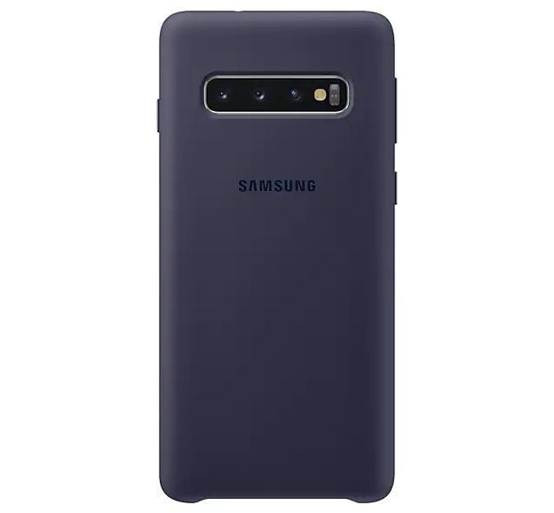Оригинальный чехол Samsung Silicone Cover Navy для Galaxy S10 Plus SM-G975 1509518855 фото