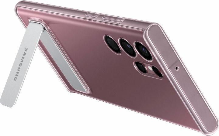 Оригинальный чехол Samsung Clear Standing Cover для Galaxy S22 Ultra SM-G908 c дефектом