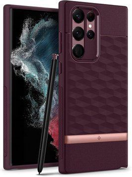 Чохол Caseology Parallax Burgundy для Samsung Galaxy S22 Ultra SM-S908 ACS03941 1944718710 фото