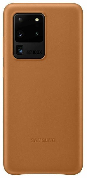 Чохол Samsung Leather Back Cover Brown для Samsung Galaxy S20 Ultra 5G SM-G988 1775795049 фото