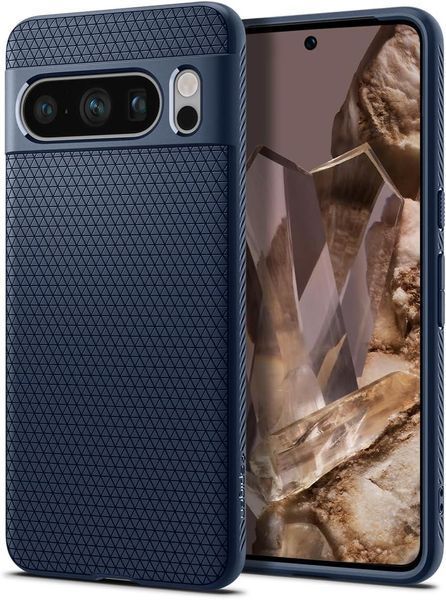 Чехол Spigen Liquid Air Matte Navy Blue для Google Pixel 8 Pro 2120407076 фото