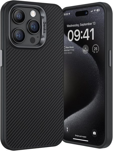 Чохол Benks MagClap ArmorPro Case built with Kevlar&reg; 600D для iPhone 15 Pro 2392014578 фото