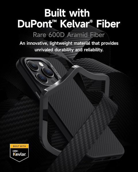 Чохол Benks MagClap ArmorPro Case built with Kevlar&reg; 600D для iPhone 15 Pro 2392014578 фото