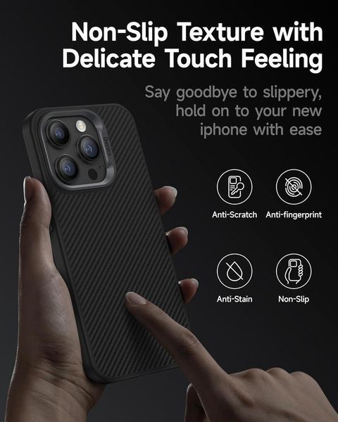 Чохол Benks MagClap ArmorPro Case built with Kevlar&reg; 600D для iPhone 15 Pro 2392014578 фото