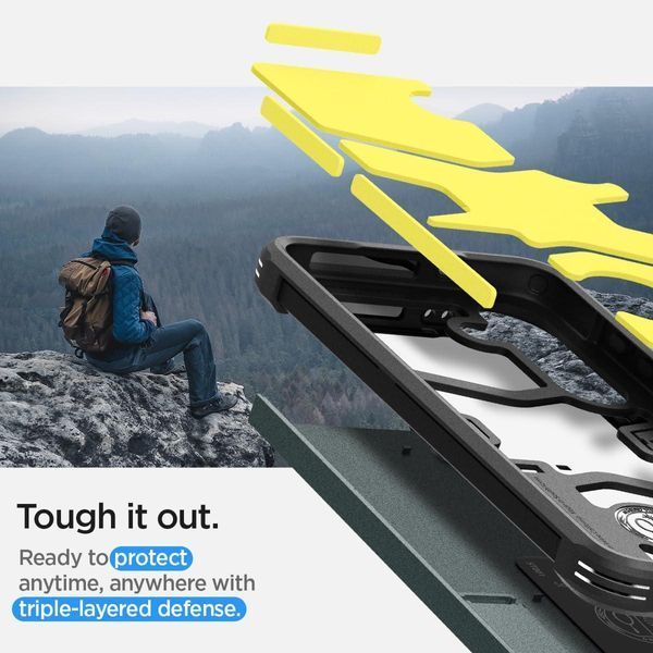 Чохол Spigen Tough Armor Abyss Green для Samsung Galaxy S24 SM-S921 ACS07357 2199721272 фото