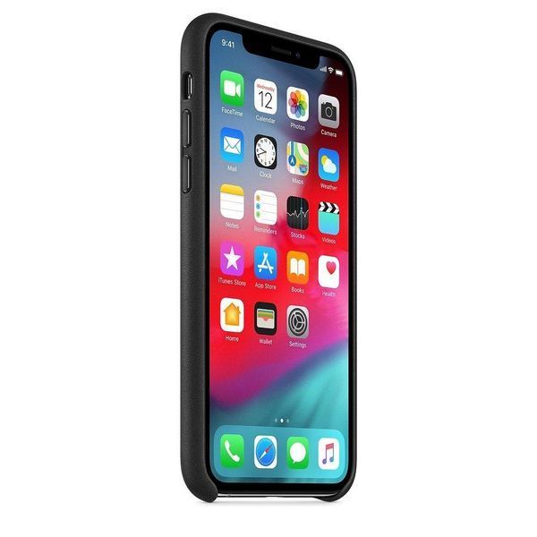 Чехол Apple Leather Case Black (MRWM2ZM/A) для IPhone X/Xs 1181482274 фото
