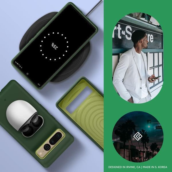 Чехол Caseology Nano Pop AVO Green Google Pixel 7 Pro 2082634729 фото