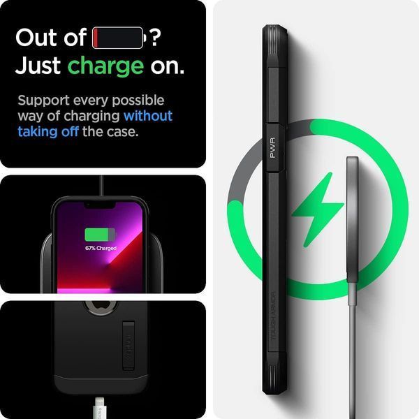 Чохол Spigen Tough Armor with MagSafe Black для iPhone 13 Pro Max ACS03222 1859064113 фото