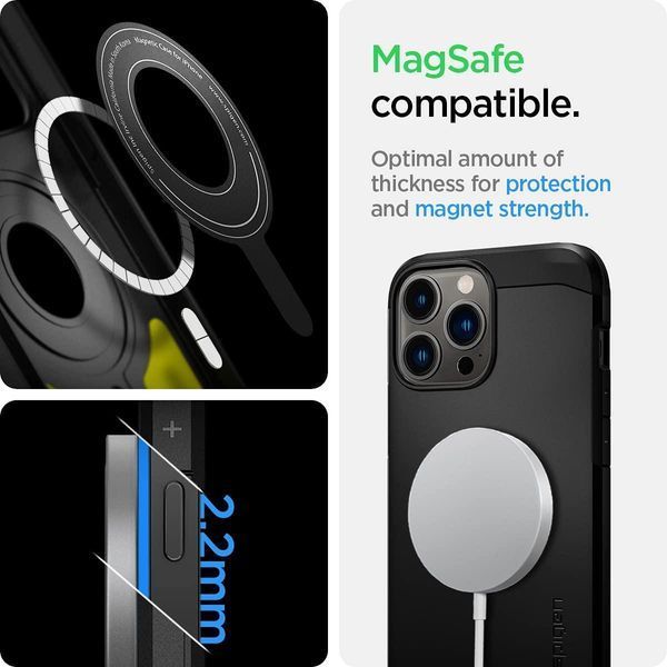 Чохол Spigen Tough Armor with MagSafe Black для iPhone 13 Pro Max ACS03222 1859064113 фото