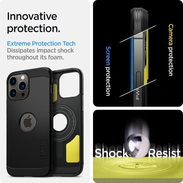 Чохол Spigen Tough Armor with MagSafe Black для iPhone 13 Pro Max ACS03222 1859064113 фото