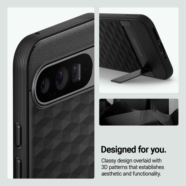 Чохол Caseology Parallax Kickstand Matte Black для Google Pixel 9 Pro XL 2321667849 фото