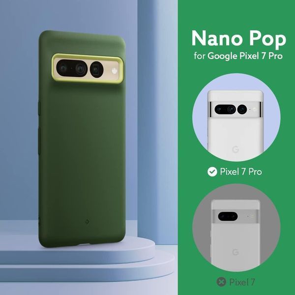 Чехол Caseology Nano Pop AVO Green Google Pixel 7 Pro 2082634729 фото