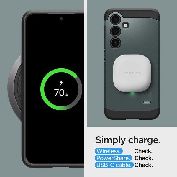 Чохол Spigen Tough Armor Abyss Green для Samsung Galaxy S24 SM-S921 ACS07357 2199721272 фото