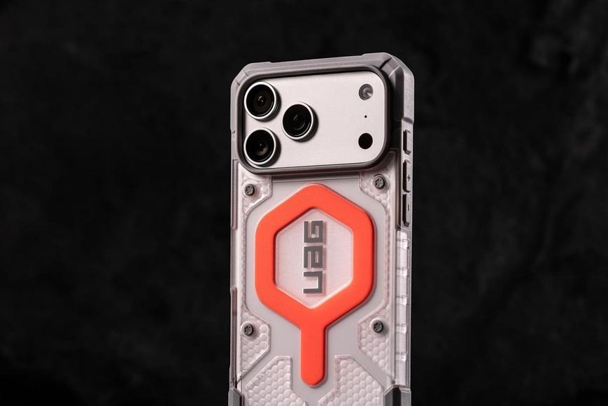 Чохол UAG Pathfinder Clear Magsafe Active Lava Lanyard для iPhone 17 Pro Max 3100864551 фото