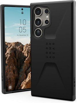 Чохол UAG Civilian Black для Samsung Galaxy S24 Ultra SM-S928 2786096126 фото