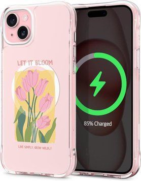 Чохол Spigen Cyrill UltraSheer MagSafe Tulips Yellow для iPhone 15 2509762916 фото