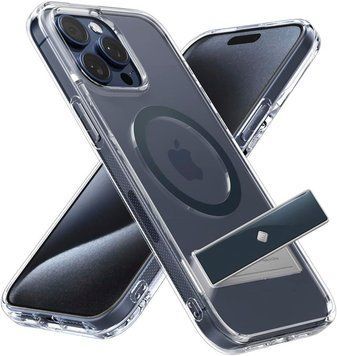 Чохол Caseology Capella Mag Kickstand Clear Titan Blue для iPhone 15 Pro Max ACS07133 2040256075 фото