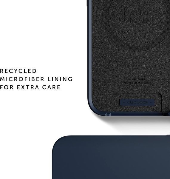 Чехол Native Union Clic Pop Magnetic Navy для iPhone 13 Pro 2020636236 фото