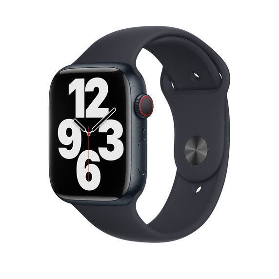 Ремешок Apple Watch 45mm Sport Band Regular Midnight MKUQ3ZM/A 1835566312 фото