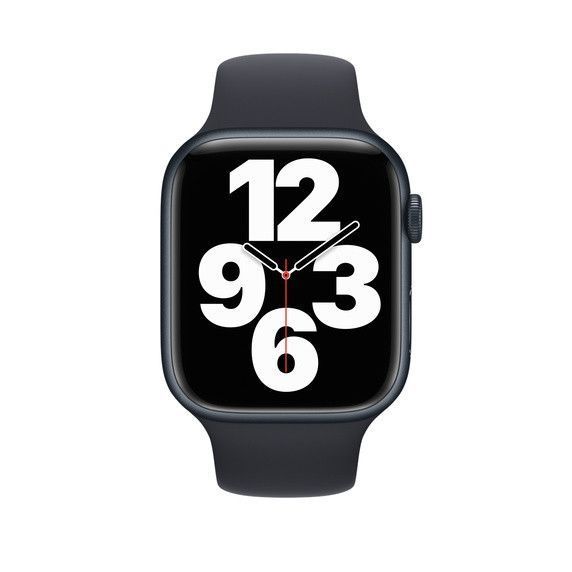 Ремешок Apple Watch 45mm Sport Band Regular Midnight MKUQ3ZM/A 1835566312 фото