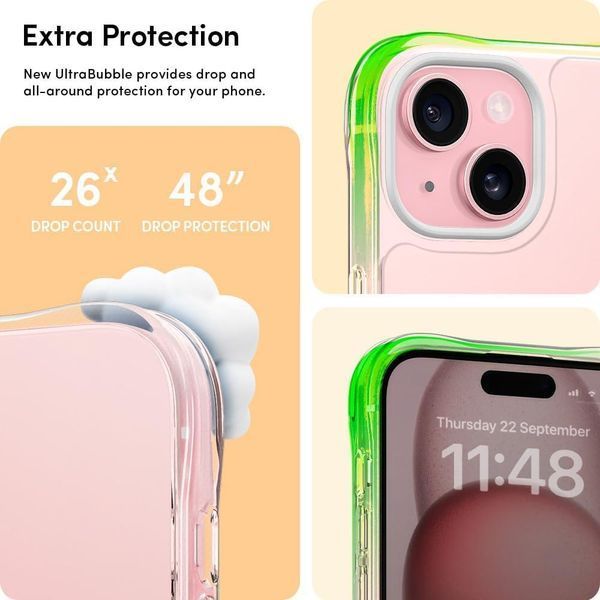 Чохол Spigen Cyrill UltraSheer MagSafe Tulips Yellow для iPhone 15 2509762916 фото