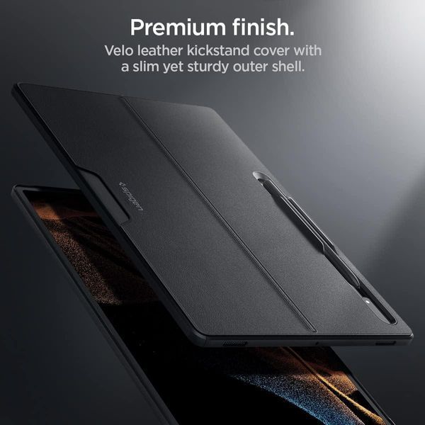 Чохол Spigen Thin Fit Pro Black для Galaxy Tab S8 Ultra SM-X906 ACS04342 1944726675 фото
