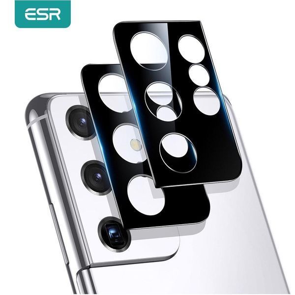 Защитное стекло для камеры ESR Camera Lens Protector Black 2шт для Samsung Galaxy S21 Ultra SM-G998 1819489783 фото