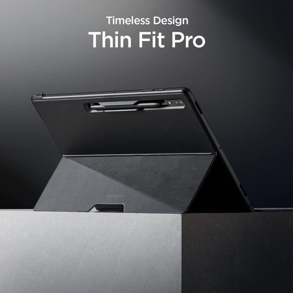 Чохол Spigen Thin Fit Pro Black для Galaxy Tab S8 Ultra SM-X906 ACS04342 1944726675 фото