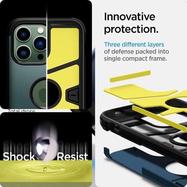 Чохол Spigen Tough Armor with MagSafe Midnight Green для iPhone 13 Pro Max ACS04564 1780779271 фото