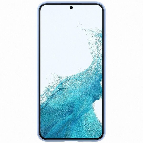Оригинальный чехол Samsung Silicone Cover Artic Blue для Samsung S22 Plus SM-S906