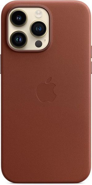 Чохол Apple Leather Case with MagSafe Umber для iPhone 14 Pro Max 2122297216 фото