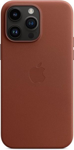 Чохол Apple Leather Case with MagSafe Umber для iPhone 14 Pro Max 2122297216 фото