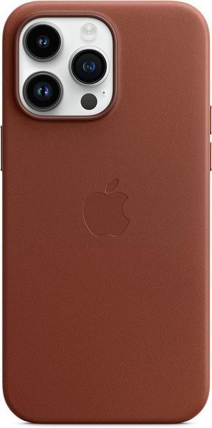 Чохол Apple Leather Case with MagSafe Umber для iPhone 14 Pro Max 2122297216 фото