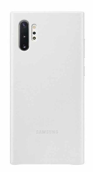 Чехол Samsung Leather Back Cover White для Samsung Galaxy Note 10 Plus SM-N975 1510092550 фото
