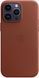 Чохол Apple Leather Case with MagSafe Umber для iPhone 14 Pro Max 2122297216 фото 4