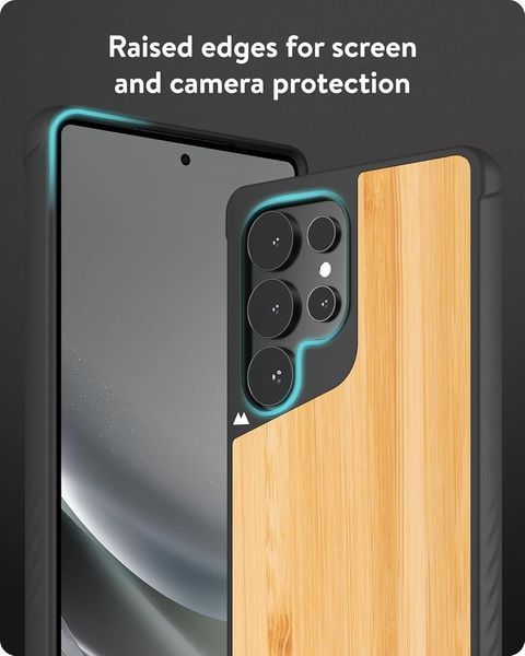 Чехол Mous MagSafe Limitless 6.0 Compatible Bamboo для Samsung Galaxy S25 Ultra 2694836231 фото