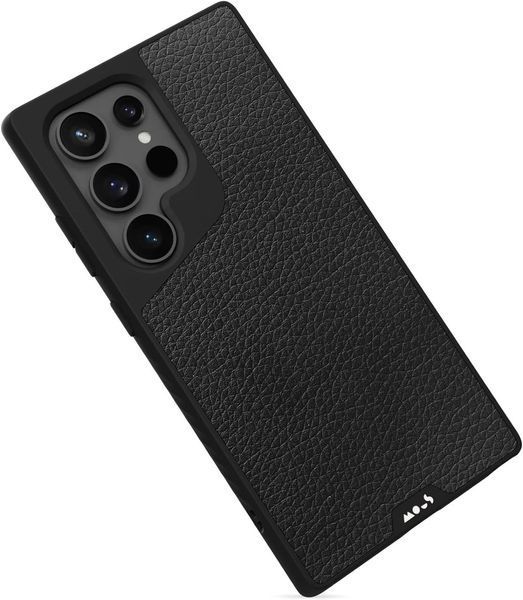 Чохол Mous MagSafe Limitless 5.0 Black Leather для Samsung Galaxy S24 Ultra SM-S928 2230246426 фото