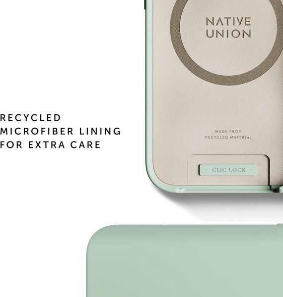 Чохол Native Union Clic Pop Magnetic Sage для iPhone 13 Pro 2020673526 фото